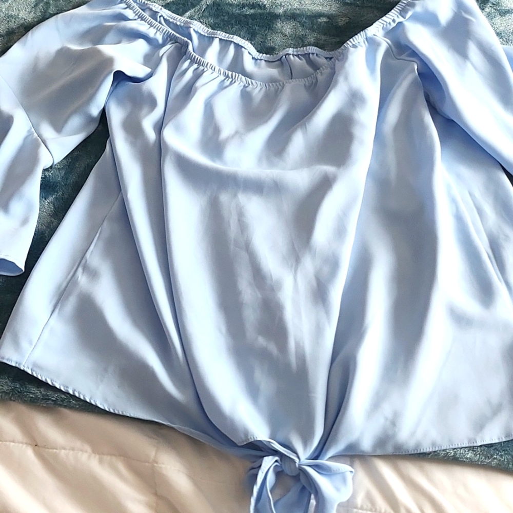 Off Shoulder Maternity Top